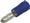 Lot De 10 Cosses électriques Mâles Rondes Bleues De 4 Mm Avec Manchons Thermorétractables - Marque Oc-pro, Neuves